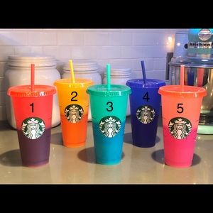Personalized color changing Starbucks cup
